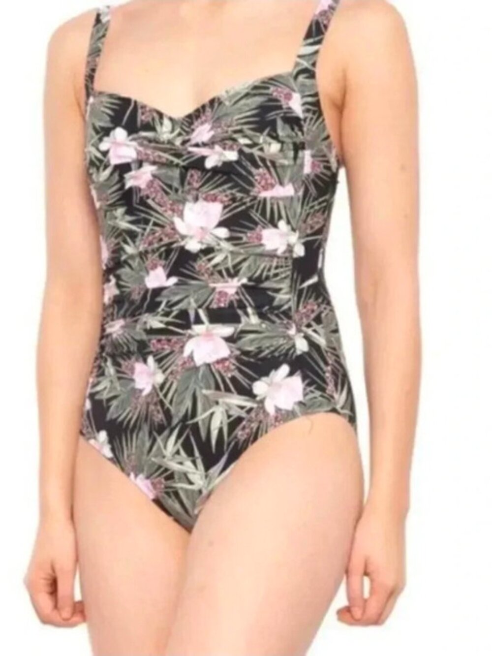 Nip Tuck Swim Joanne One Piece Floral Swimsuit Size10